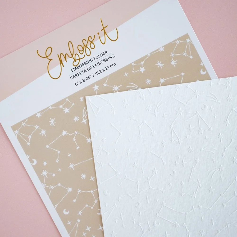 Lora Bailora Emboss It 6" x 8" Embossing Folder Perseidas