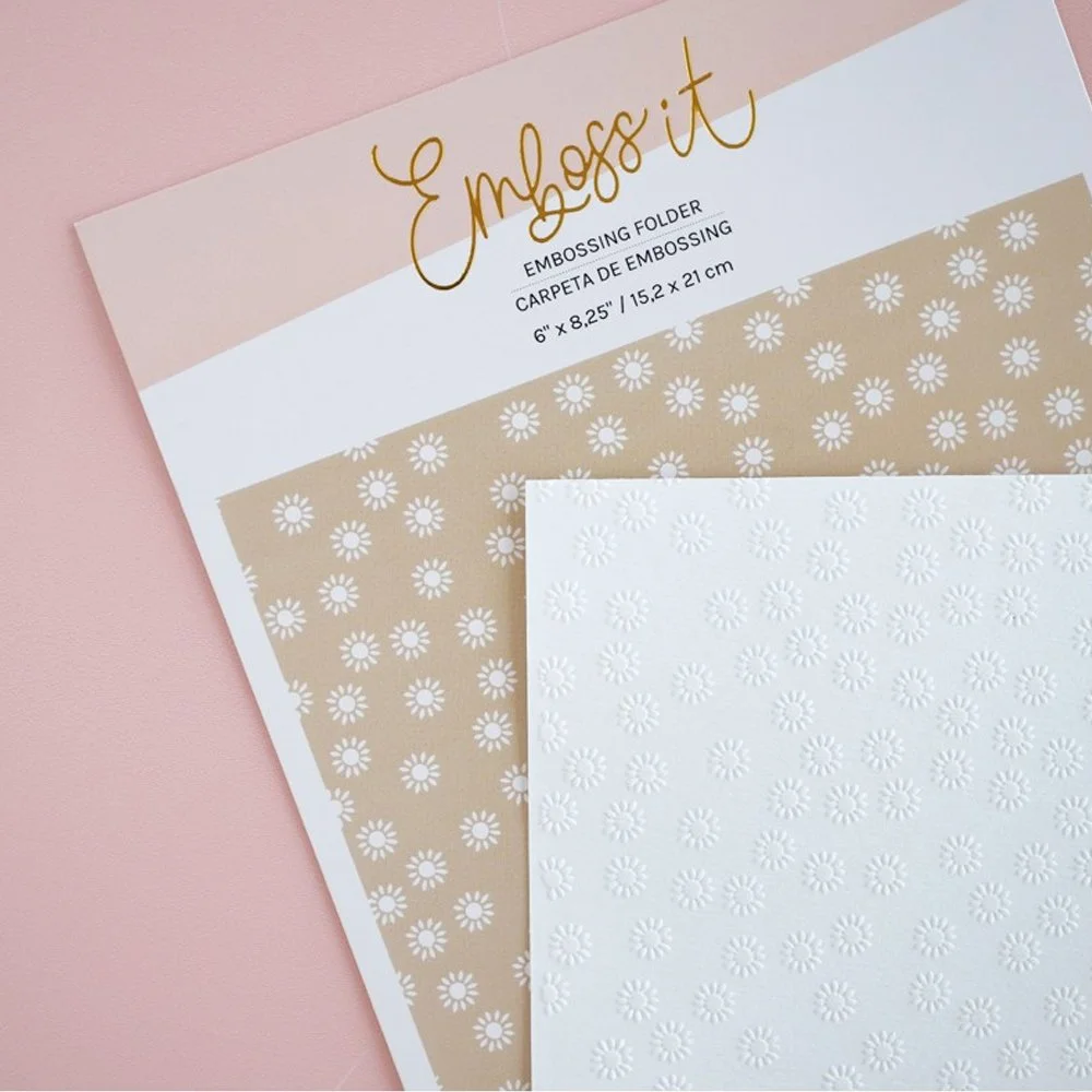 Lora Bailora Emboss It 6" x 8" Embossing Folder Suns