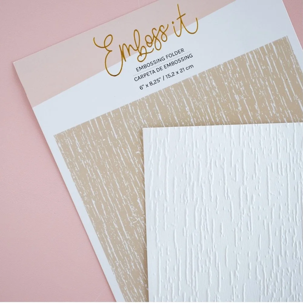 Lora Bailora Emboss It 6" x 8" Embossing Folder Wood