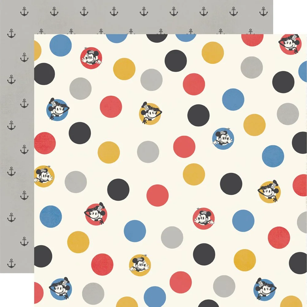 Simple Stories Say Cheese Classic Mouse 12" x 12" Paper Golly, Gee