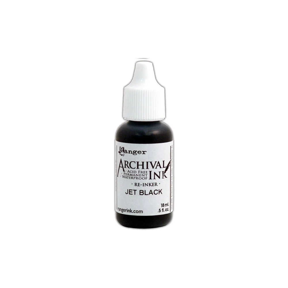 Archival Ink Re-Inker Jet Black