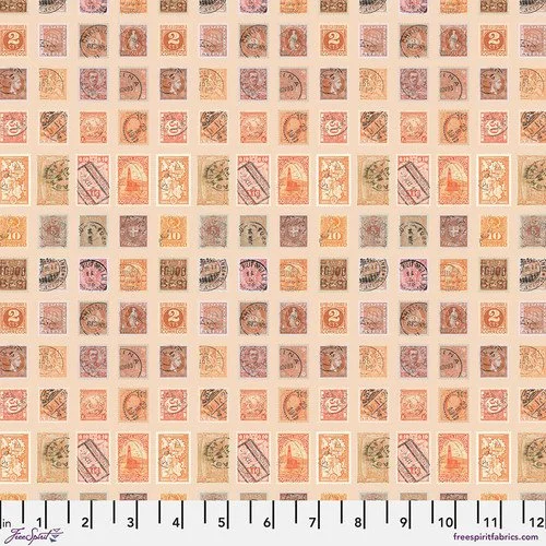 Tim Holtz Eclectic Elements Palette Orange Stamps