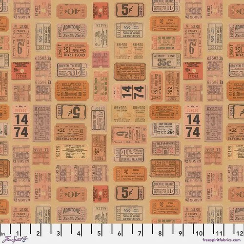 Tim Holtz Eclectic Elements Palette Orange Tickets