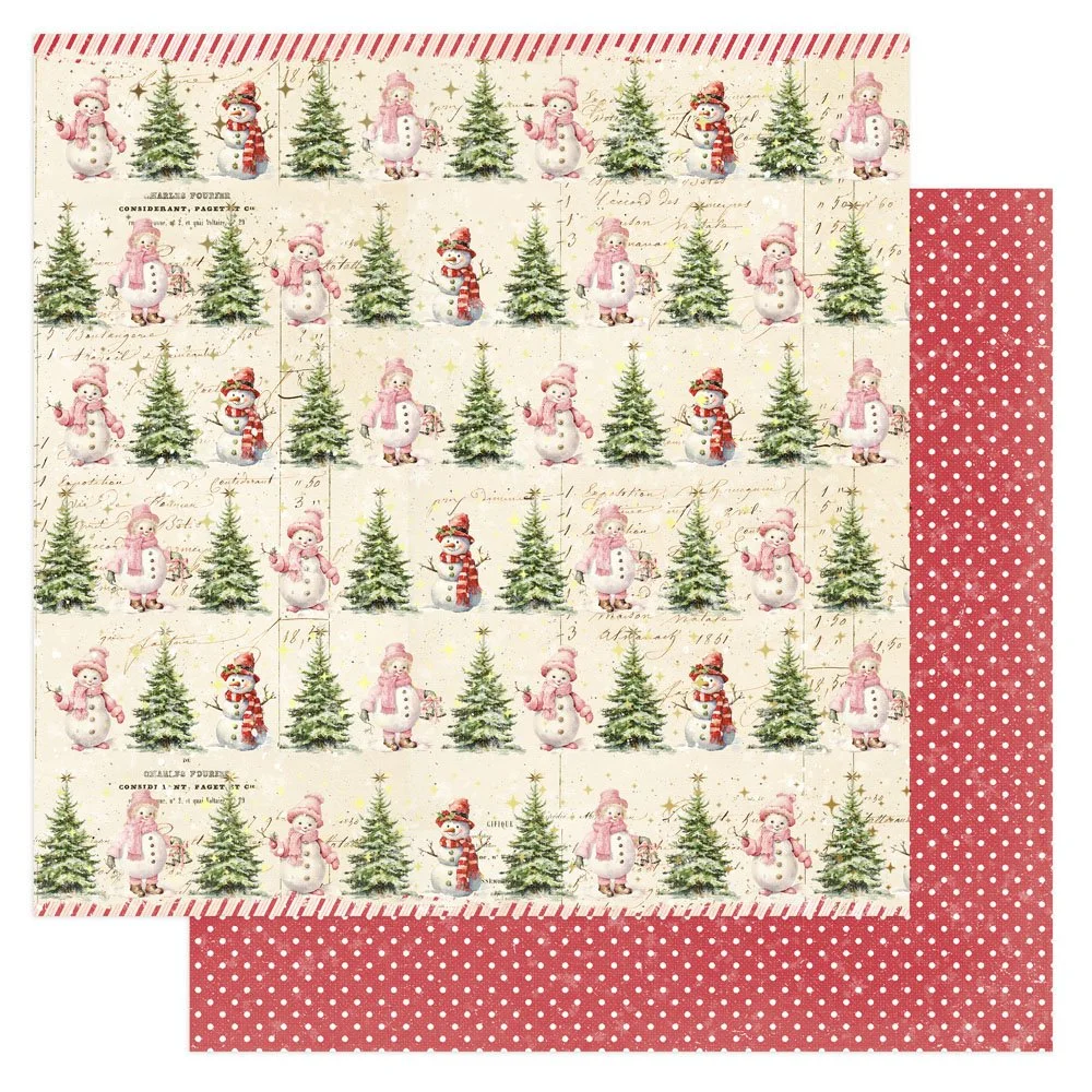 Prima 25 & Peppermint by Frank Garcia® 12" x 12" Paper Warm & Cozy
