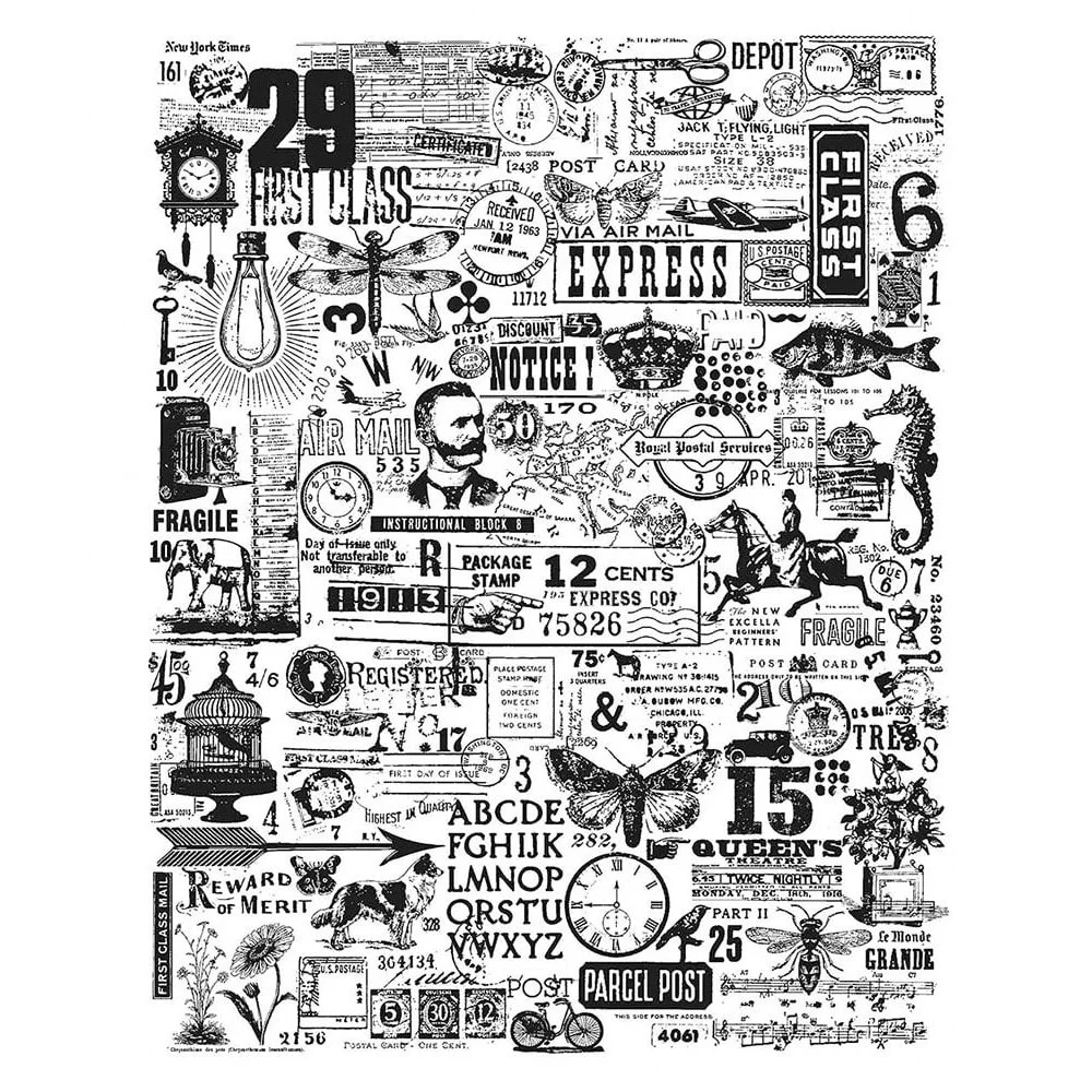 Tim Holtz Cling Stamps Hodgepodge