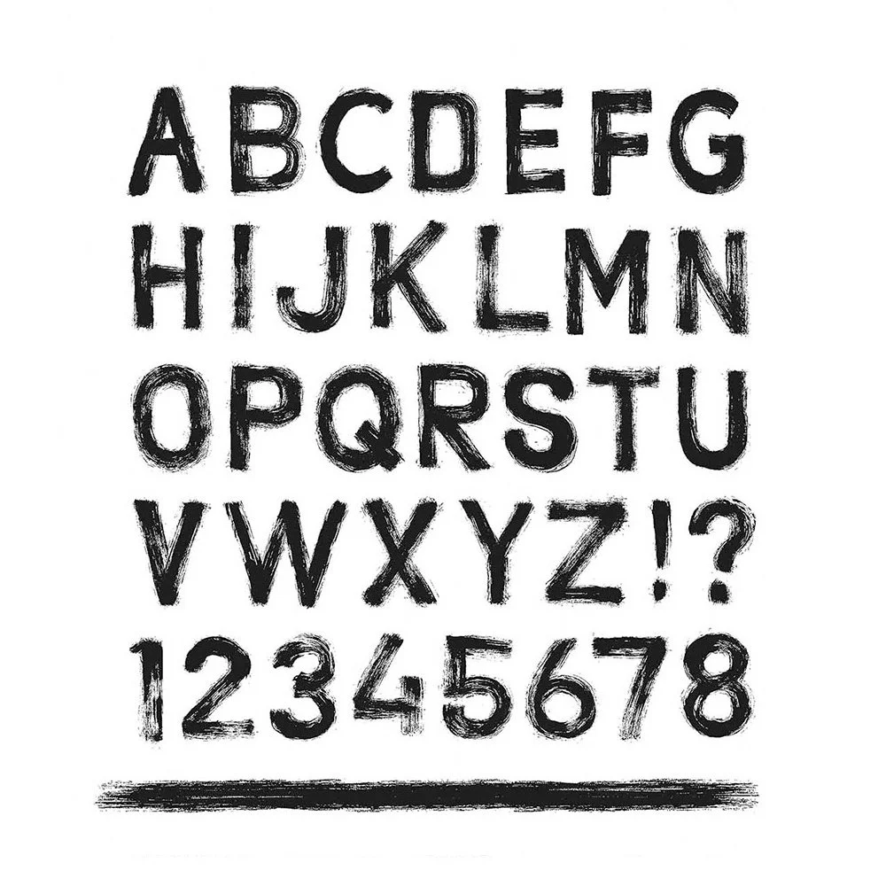 Tim Holtz Cling Stamps Sign Painter