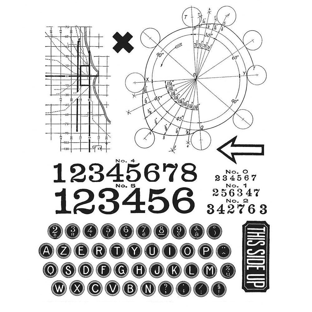 Tim Holtz Cling Stamps Deconstructed