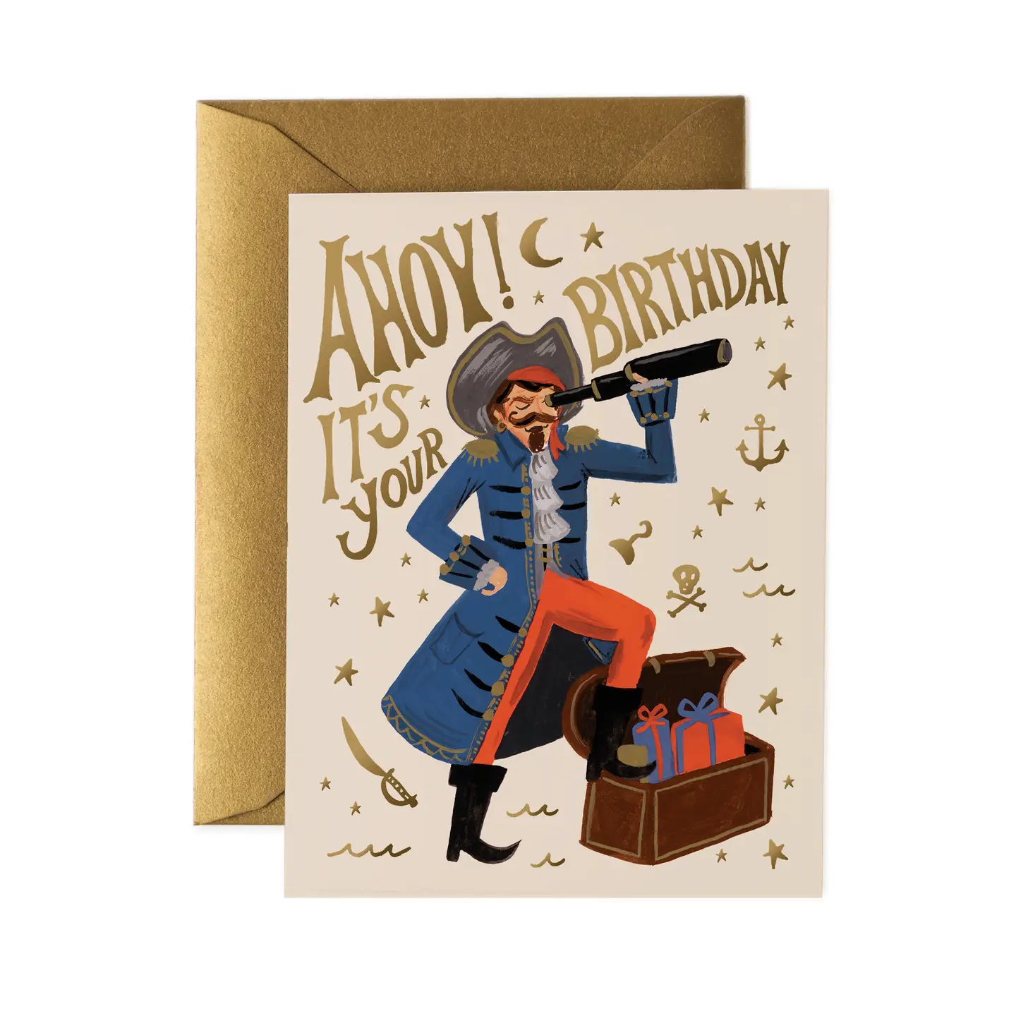 Rifle Paper Co. Pirate Birthday Card
