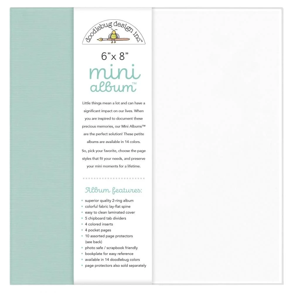 Doodlebug 6" x 8" Mini Album Mint