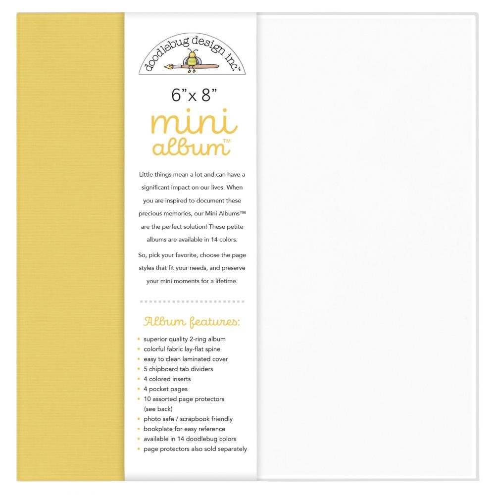 Doodlebug 6" x 8" Mini Album Bumblebee