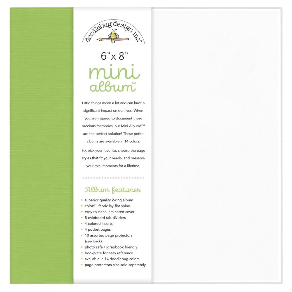 Doodlebug 6" x 8" Mini Album Limeade