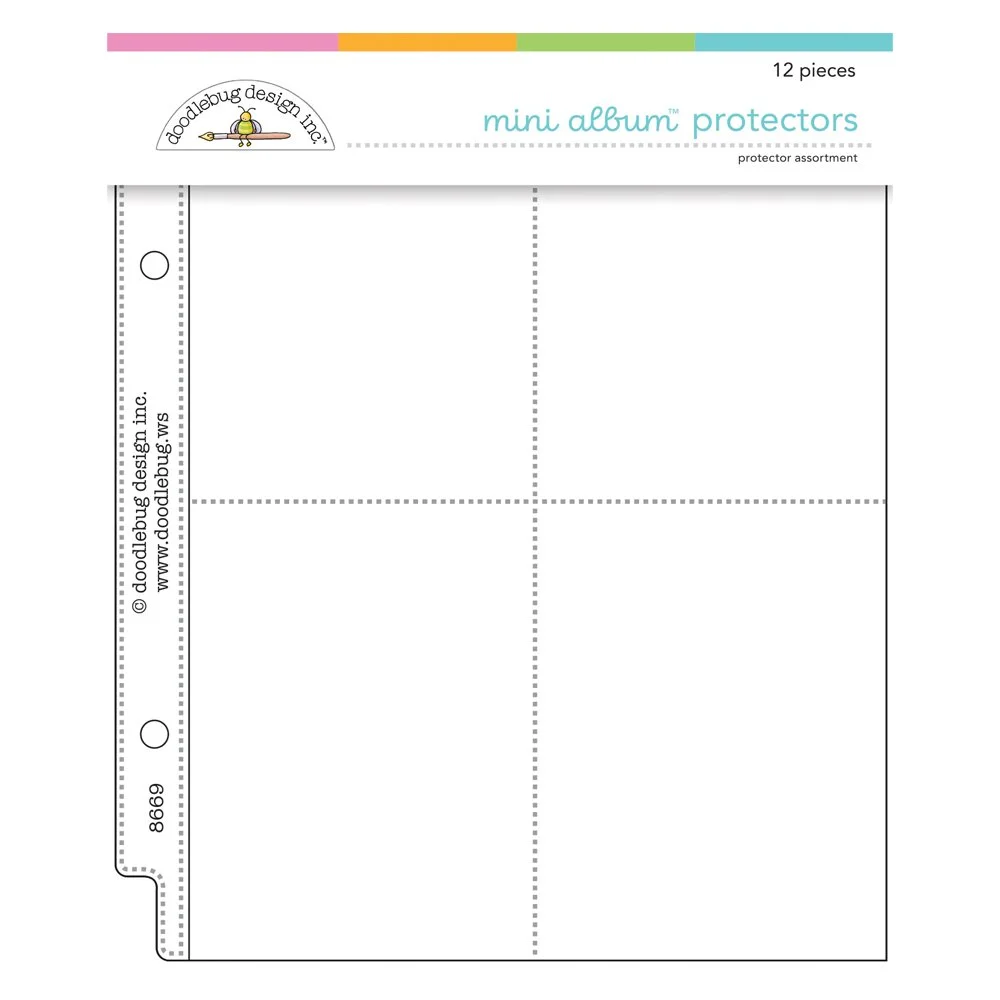 Doodlebug 6" x 8" Assortment Mini Album Protector