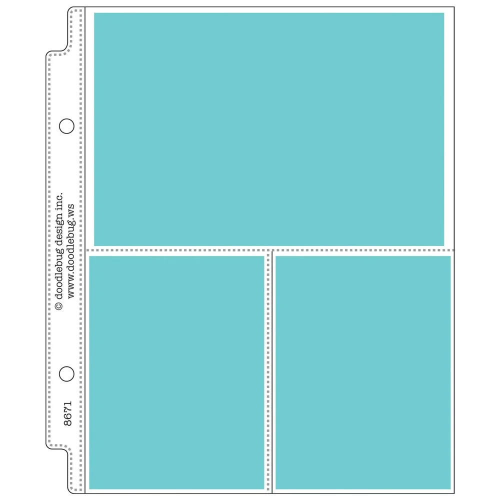 Doodlebug 6" x 8" Combo Mini Album Protectors