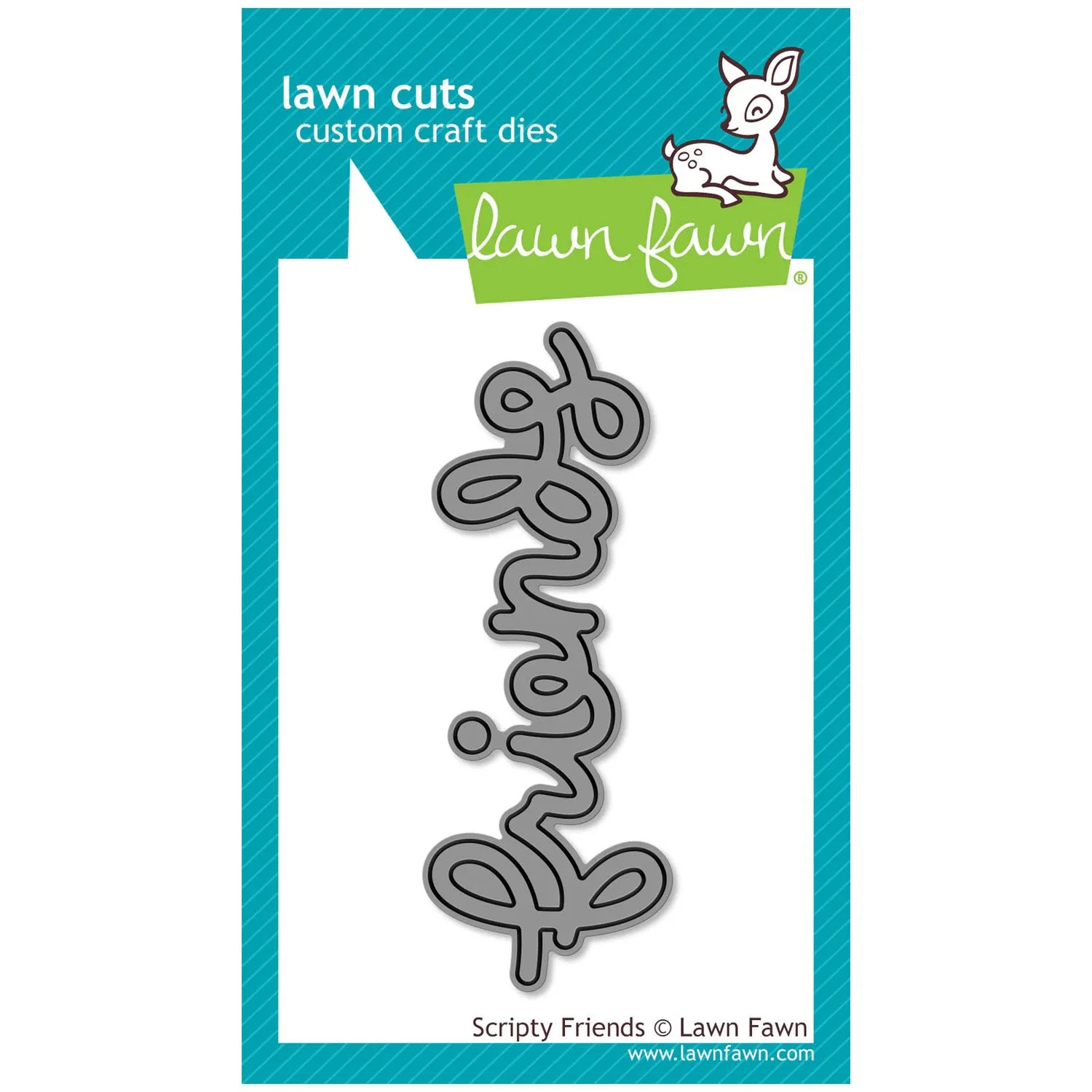 Lawn Fawn Lawn Cuts Scripty Friends