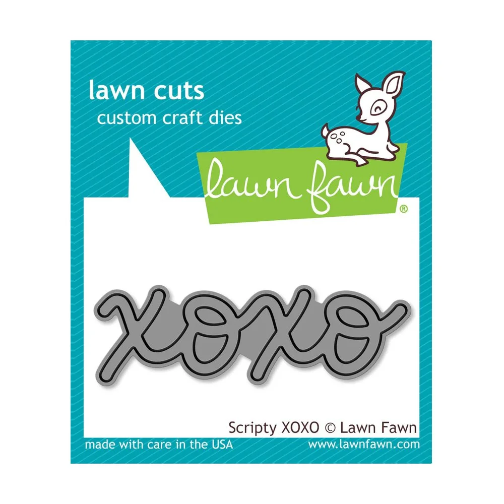 Lawn Fawn Lawn Cuts Scripty XOXO