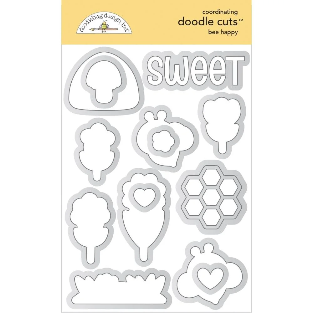 Doodlebug Bee Happy Doodlecuts Dies