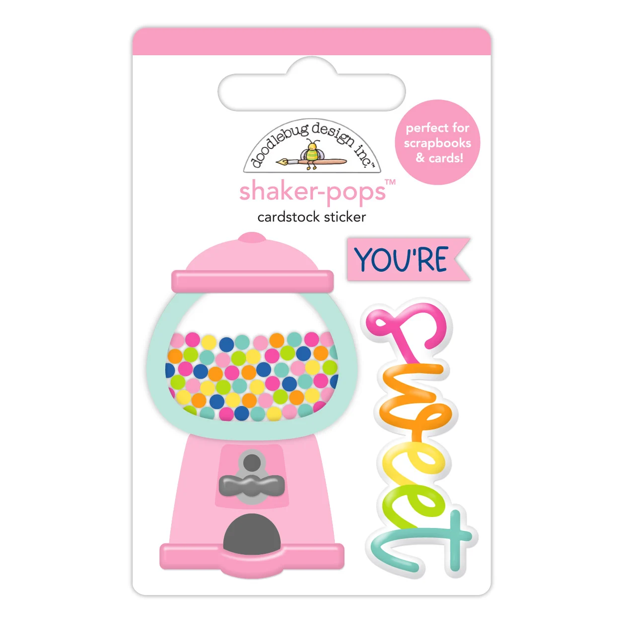 *Pre-Order* Doodlebug Cupcakes & Candles Shakerpop You're Sweet