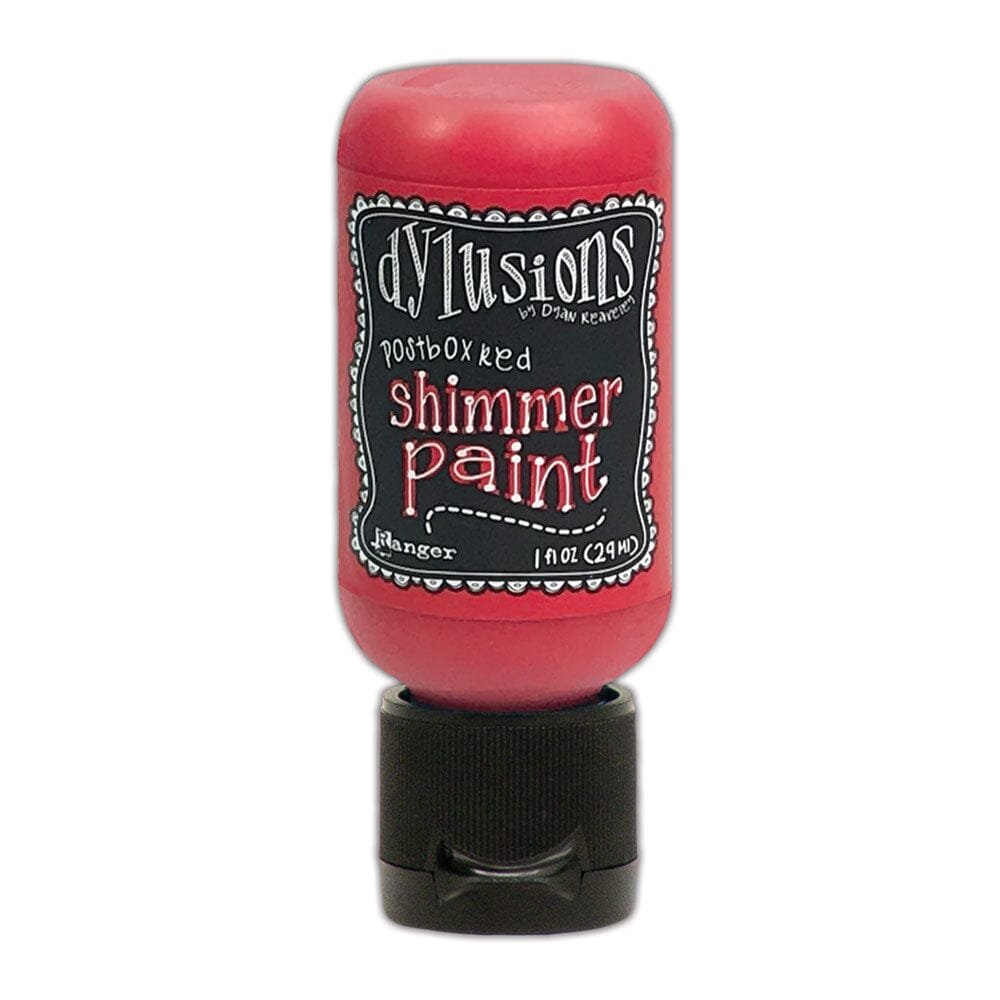 Dylusions Shimmer Paint Postbox Red