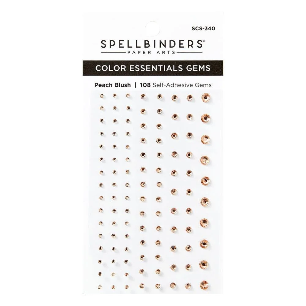 Spellbinders Color Essentials Gems Peach Blush