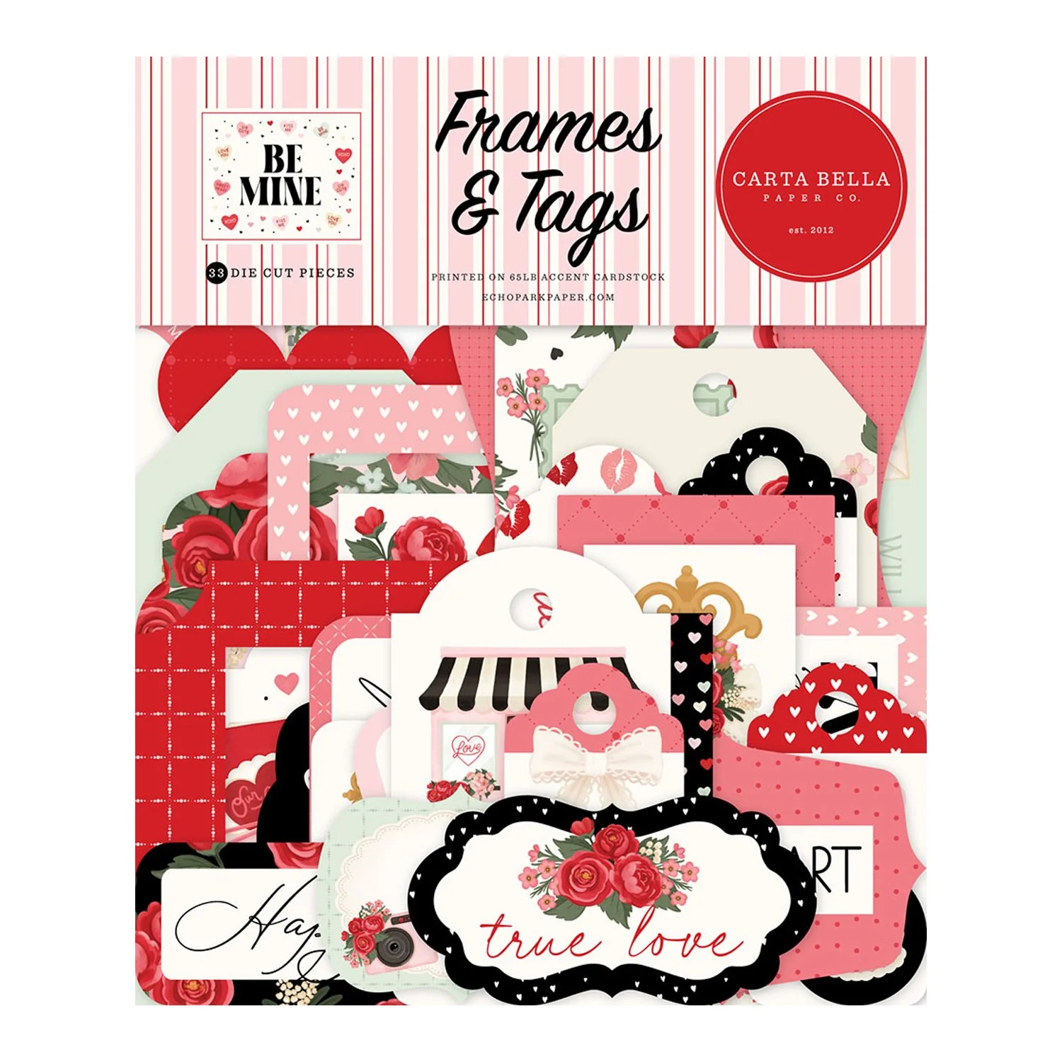 Carta Bella Be Mine Frames & Tags