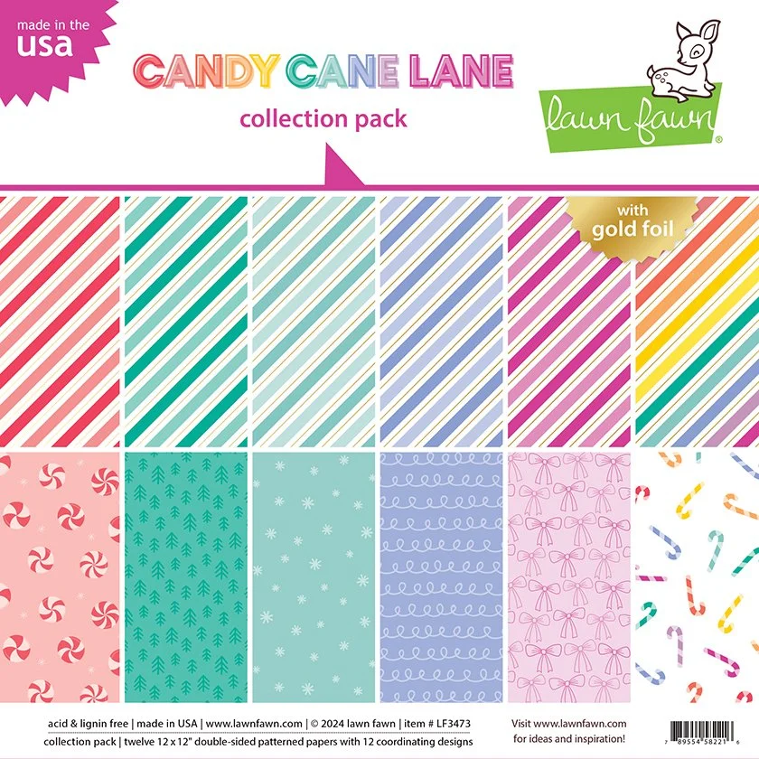 Lawn Fawn Candy Cane Lane Collection Pack
