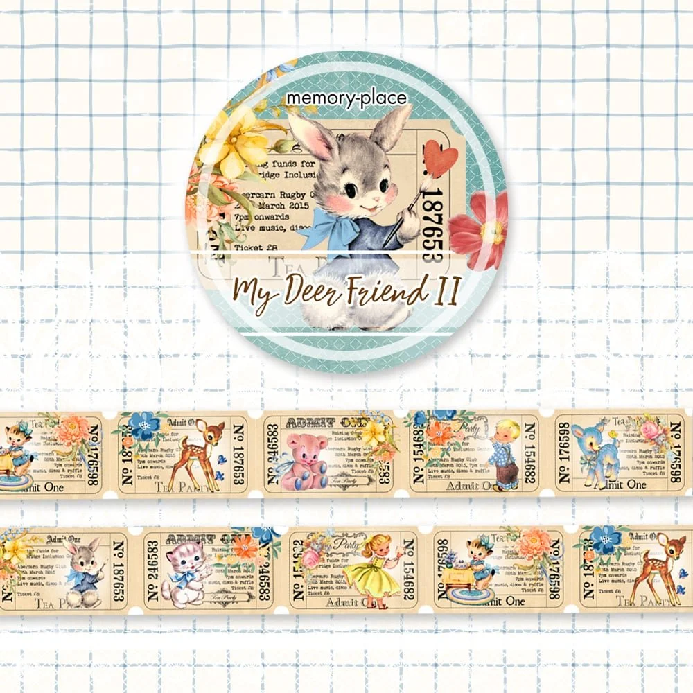 *Pre-Order* Memory Place My Deer Friend II Washi Tape 1