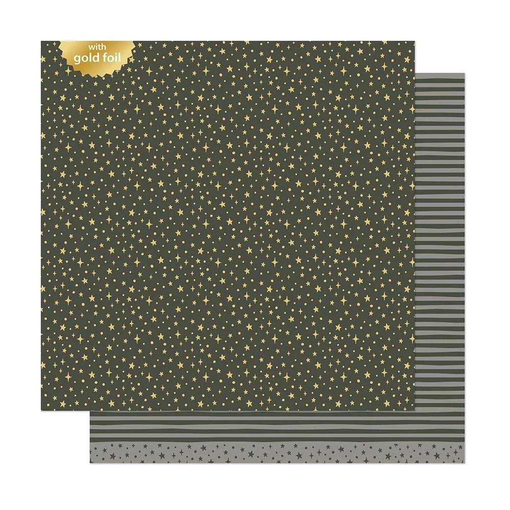 Lawn Fawn All the Sparkles 12" x 12" Paper Onyx