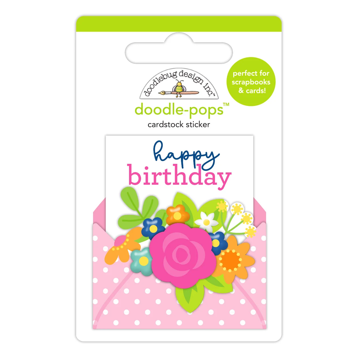 *Pre-Order* Doodlebug Cupcakes & Candles Doodlepops Birthday Greetings