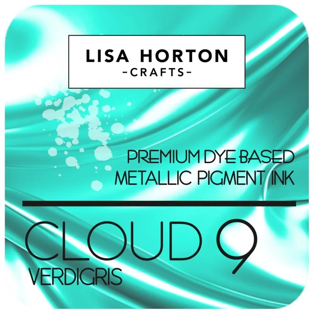 Lisa Horton Crafts Cloud 9 Metallic Ink Pad Verdigris