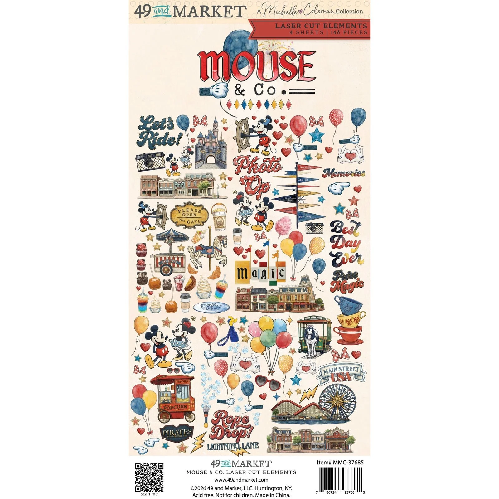 *Pre-Order* 49 & Market Mouse & Co. Laser Cut Elements