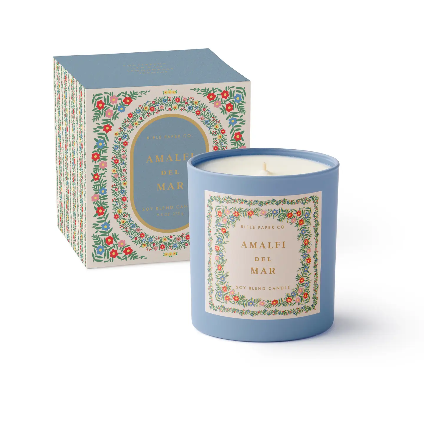 Rifle Paper Co. Rosette Amalfi Del Mar 9 oz Glass Candle