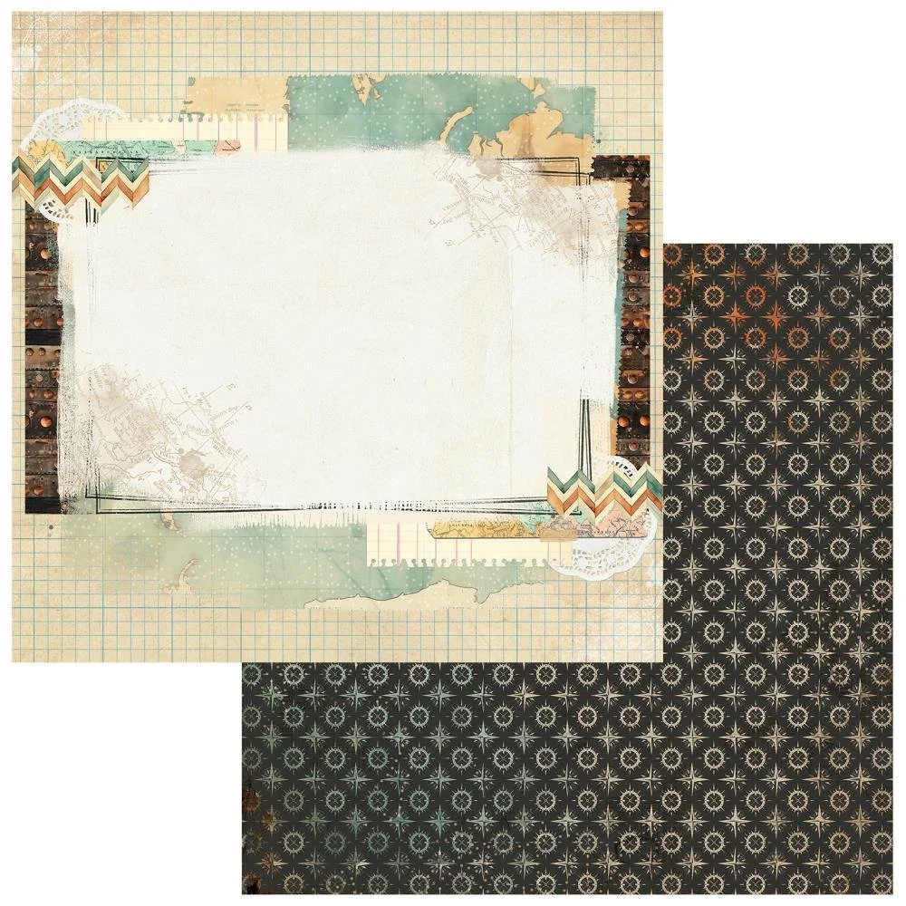 49 & Market Wanderlust Explorer 12" x 12" Paper Travel Memories