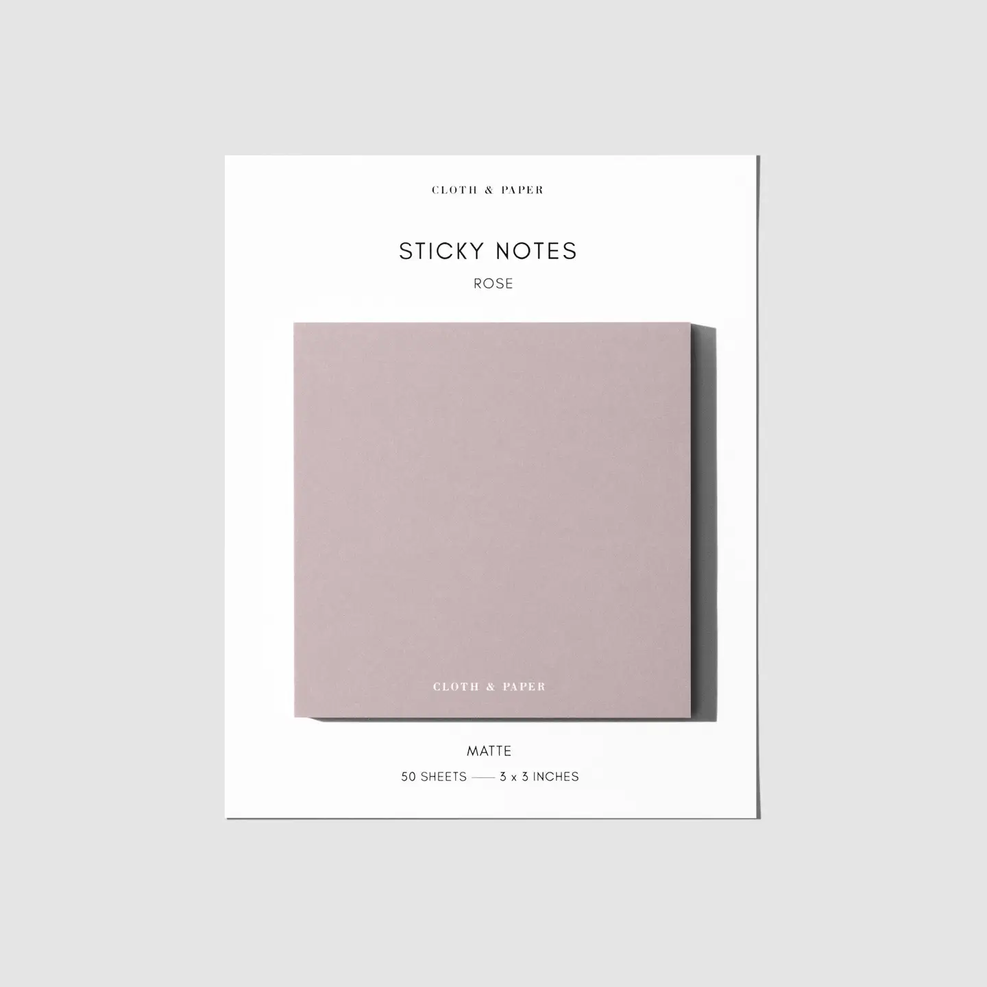 Cloth & Paper Note Neutrality Sticky Notes
