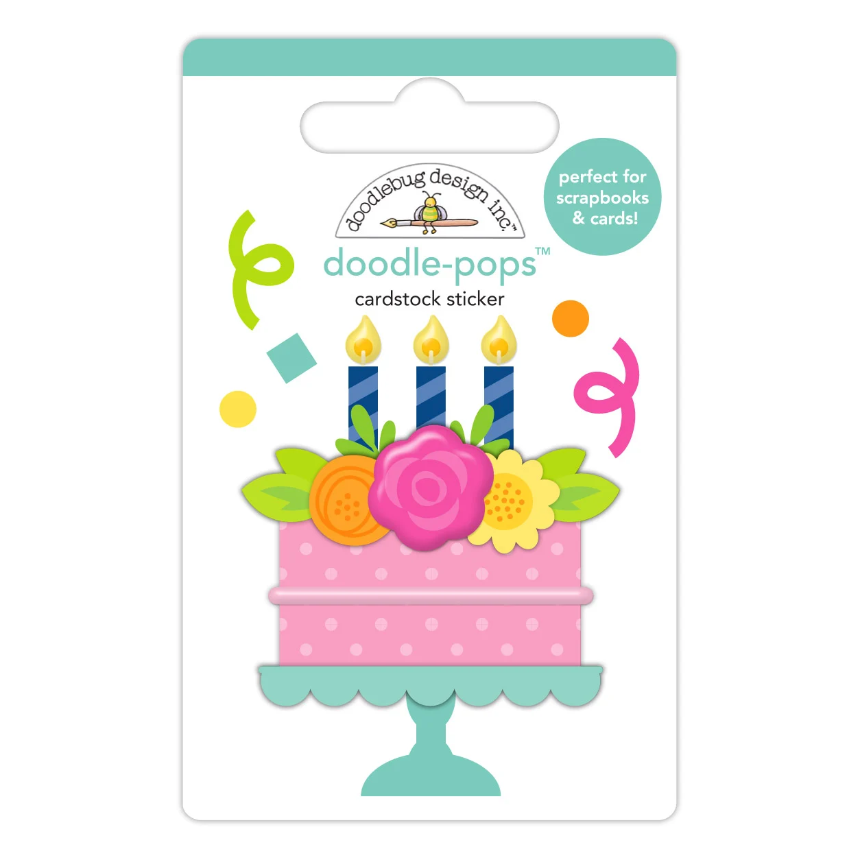 *Pre-Order* Doodlebug Cupcakes & Candles Doodlepops Birthday Cake