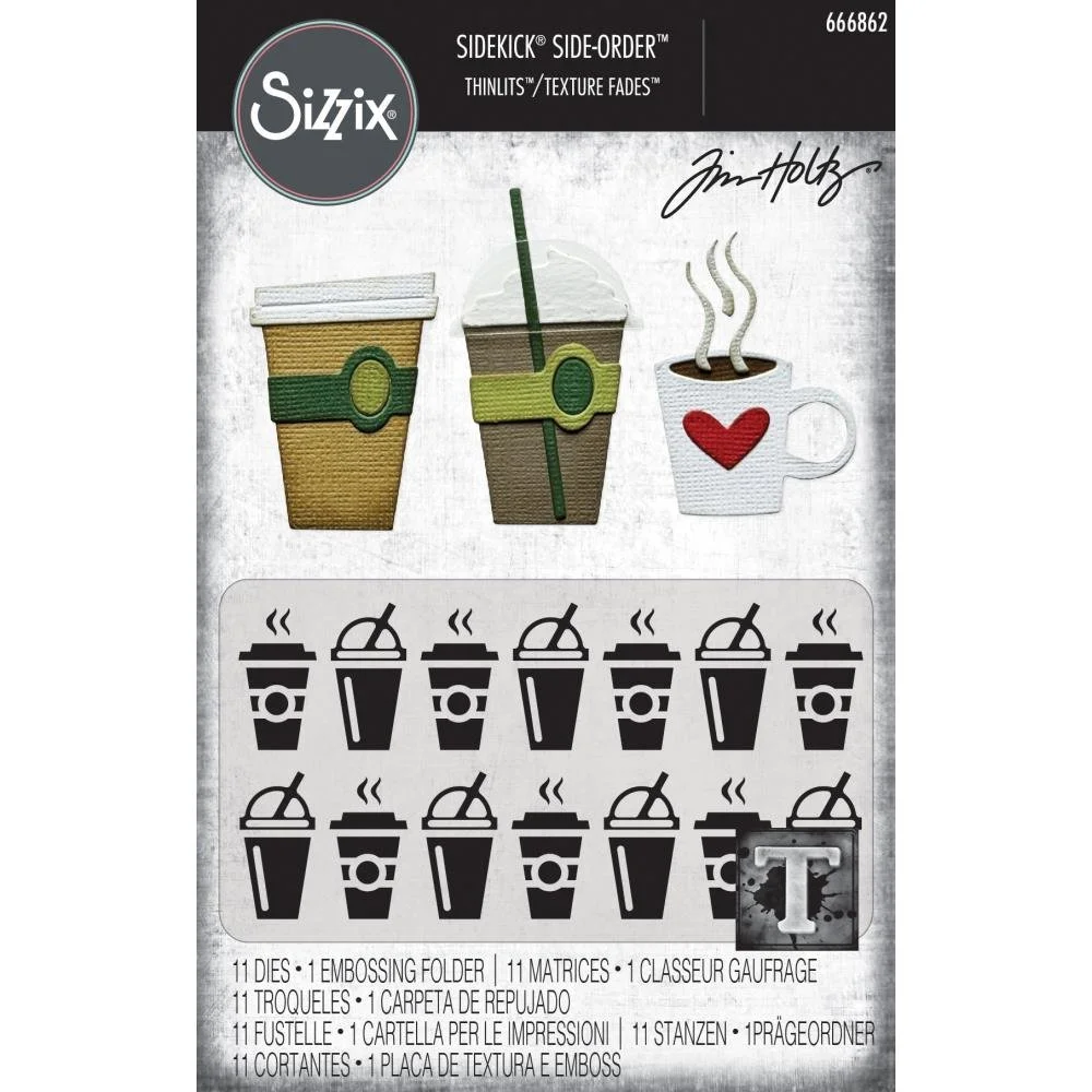 Tim Holtz Sizzix Sidekick Side-Order Fresh Brewed