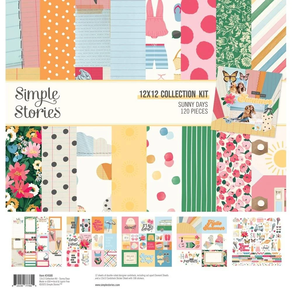 Simple Stories Sunny Days 12" x 12" Collection Kit