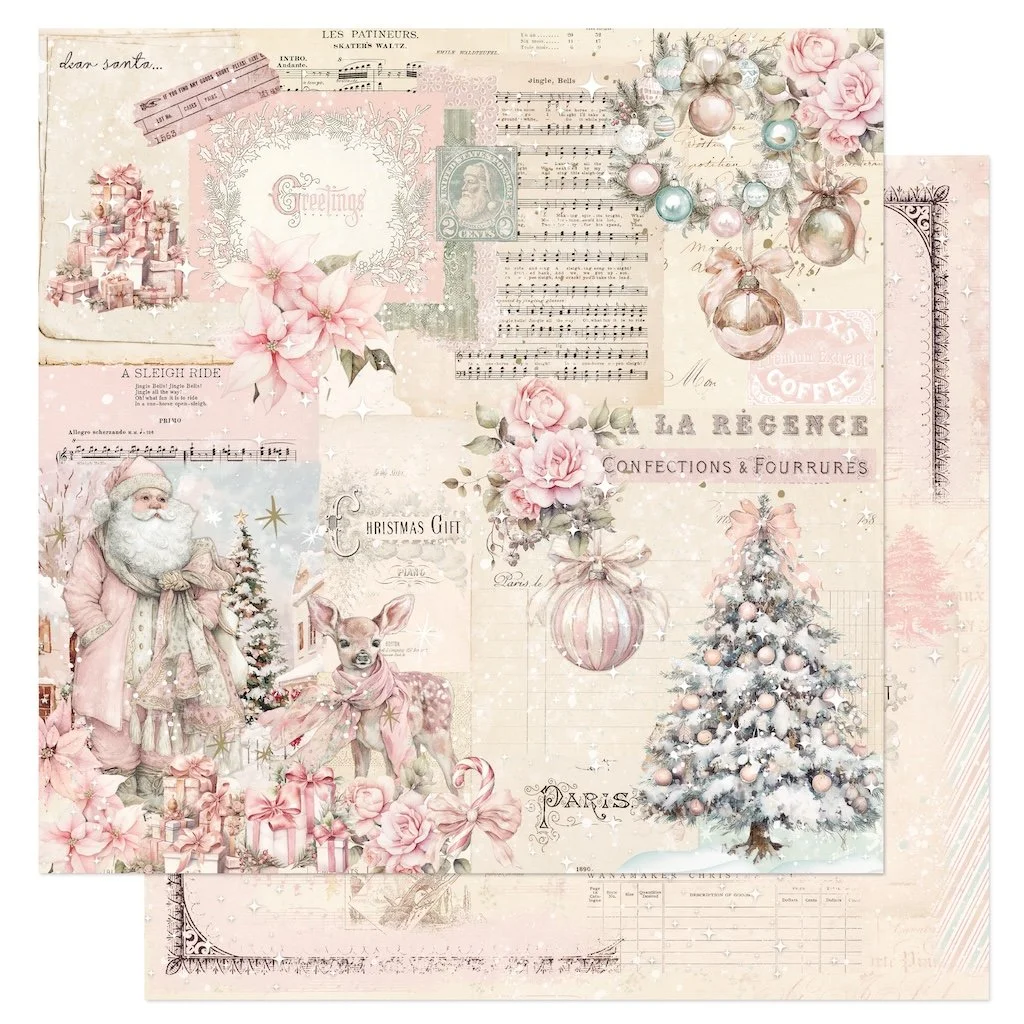 Prima Christmas Blush by Frank Garcia® 12" x 12" Paper Dear Santa