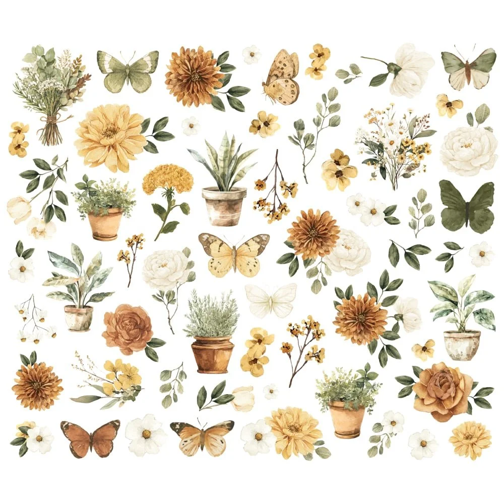 *Pre-Order* Simple Stories Cottage Charm Floral Bits