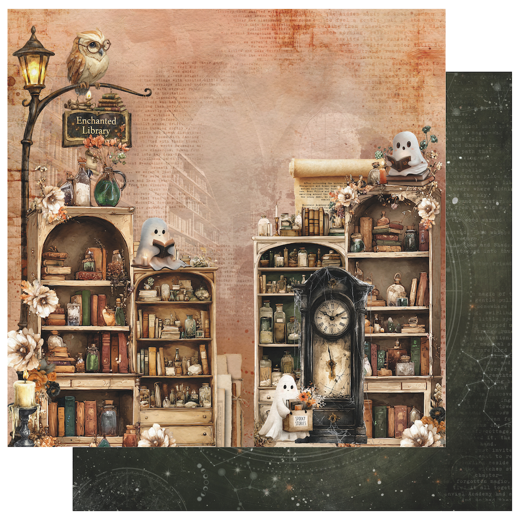 Prima Made Of Magic Collection 12" x 12" Paper Magic On The Shelves