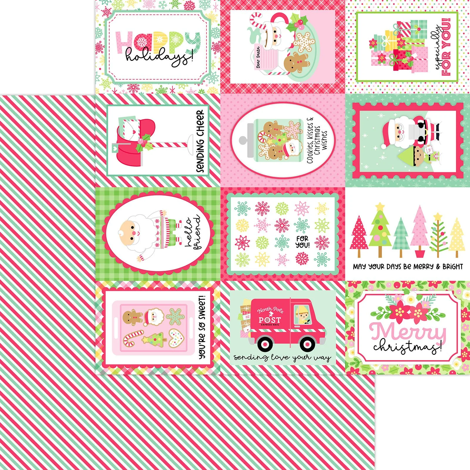 *Pre-Order* Doodlebug Dear Santa 12" x 12" Paper Santa Express