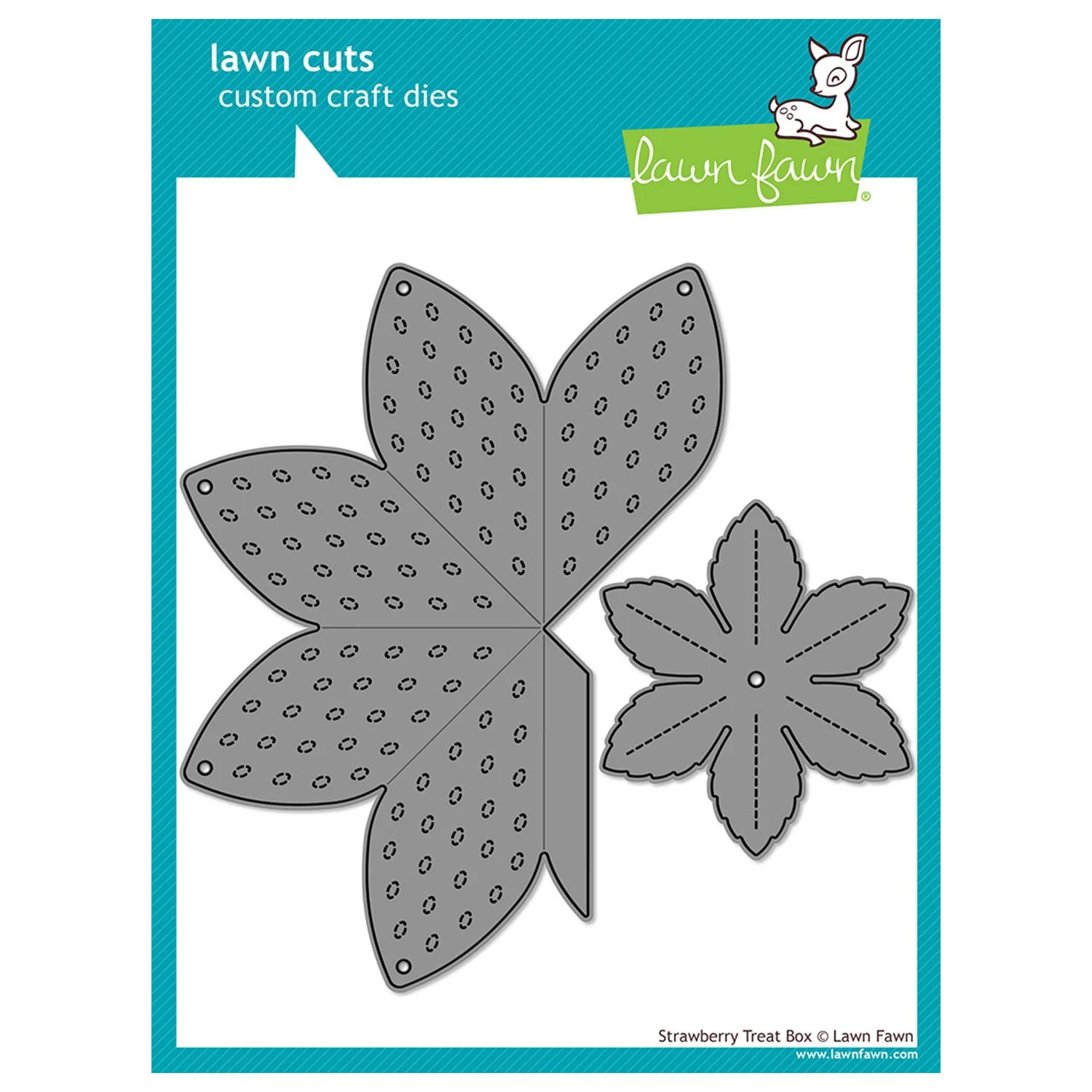 Lawn Fawn Lawn Cuts strawberry treat box