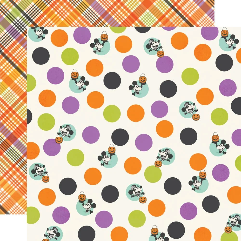 *Pre-Order* Simple Stories Say Cheese Classic Mouse Halloween 12" x 12" Paper Boo Crew