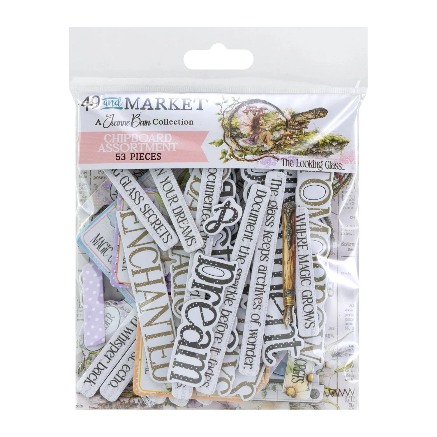 *Pre-Order* 49 & Market The Looking Glass Chipboard Set