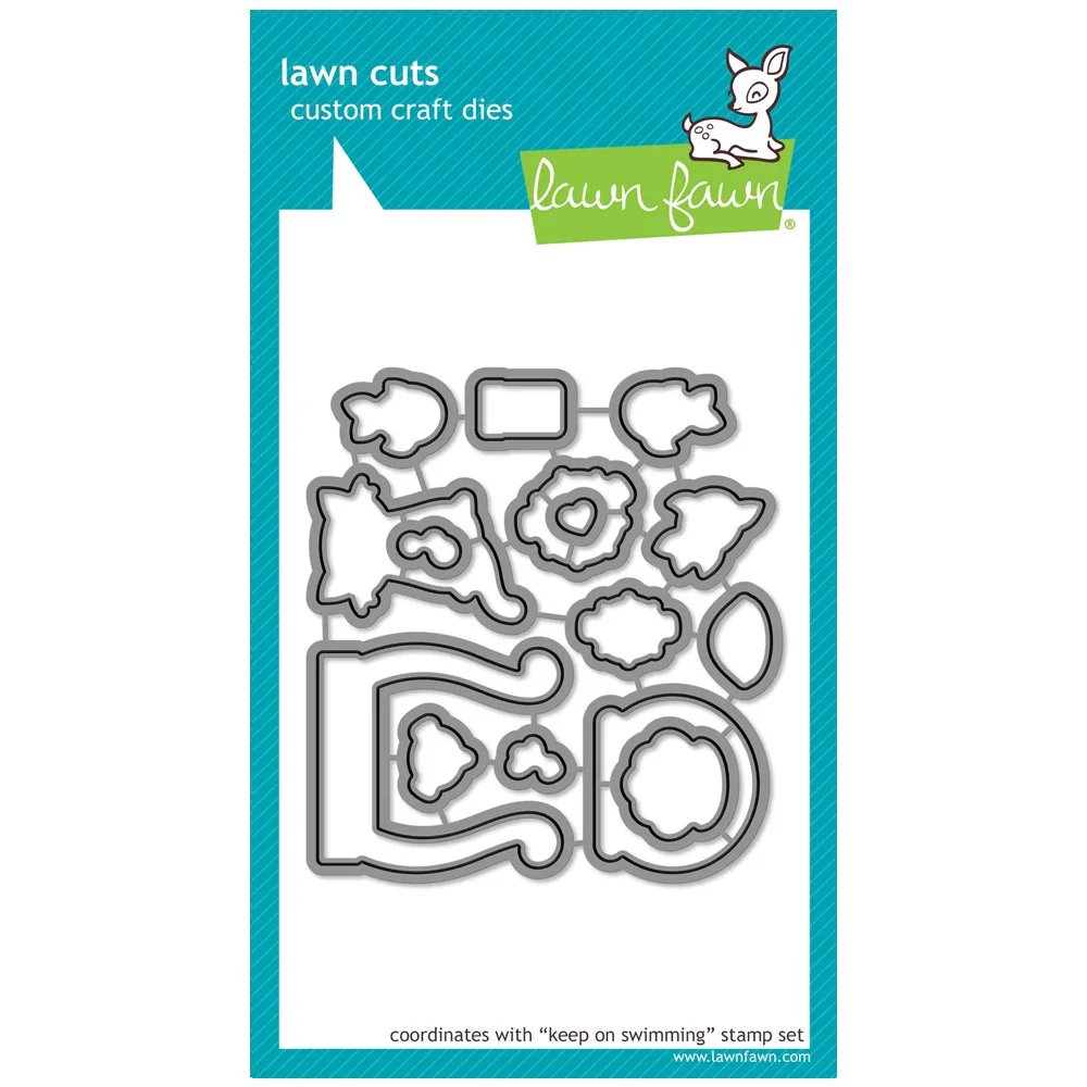 Lawn Fawn Keep On Swimming Coordinating Dies