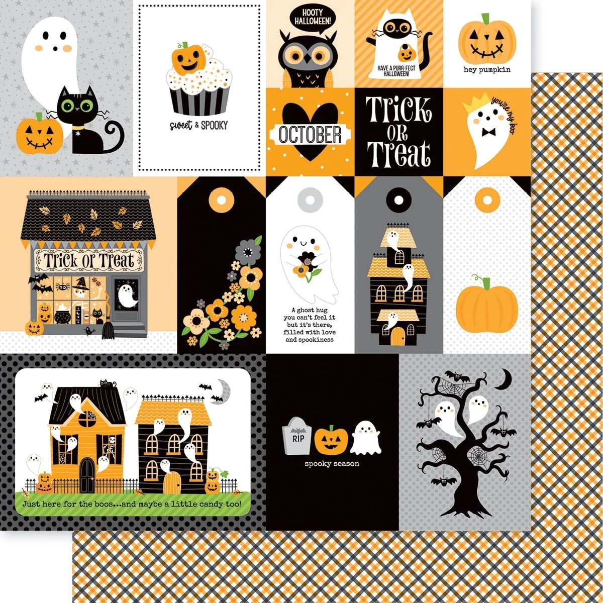 *Pre-Order* Bella Blvd. Boo To You 12" x 12" Paper Daily Details