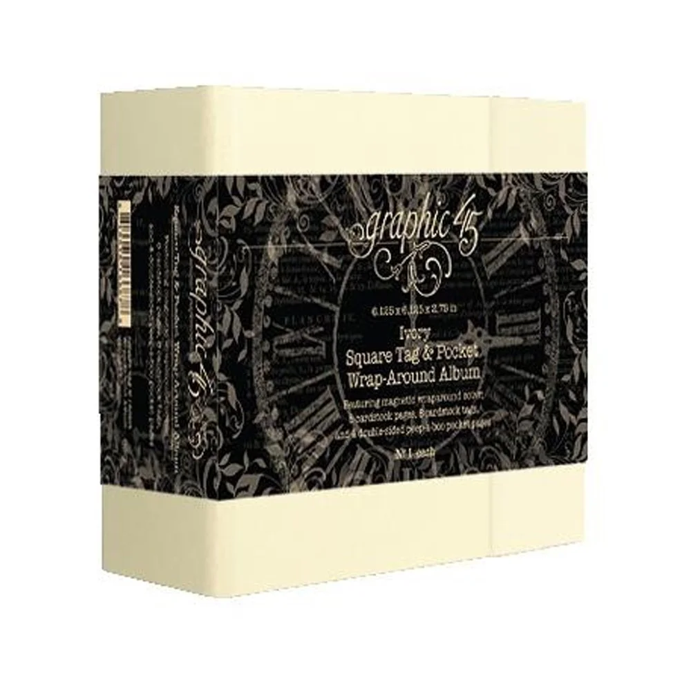 Graphic 45 Wrap Around Album Ivory