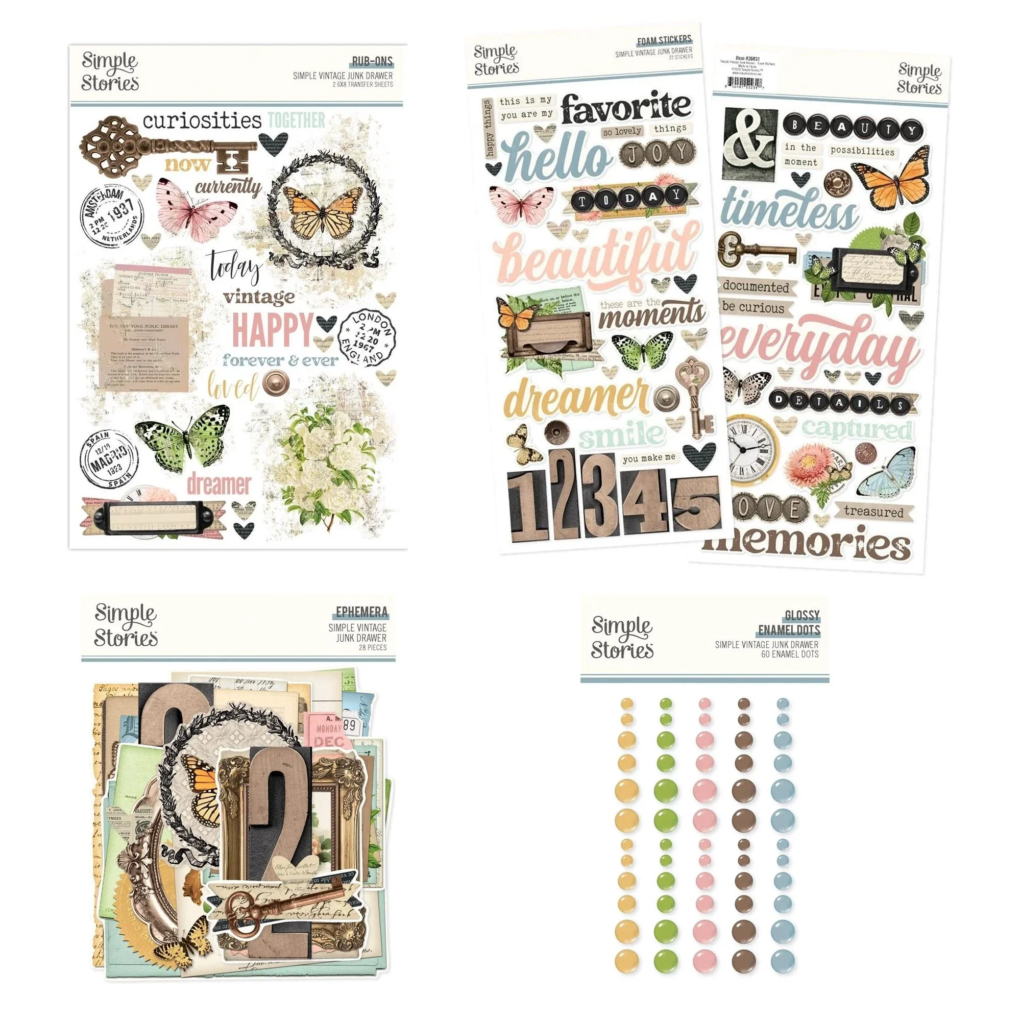 December Mini Album Parcel Add-On: Embellishments