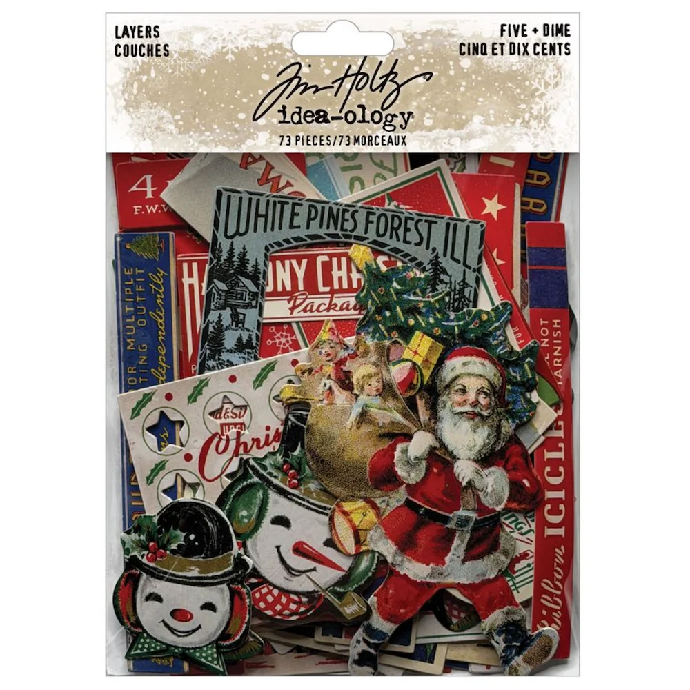 *Pre-Order* Tim Holtz Idea-Ology Christmas Layers Five + Dime