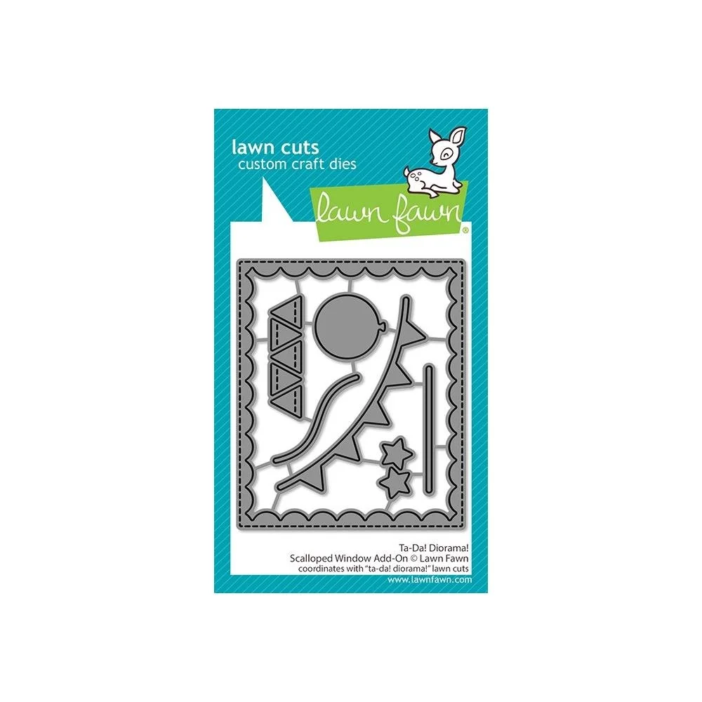 Lawn Fawn Lawn Cuts Ta-Da! Diorama! Scalloped Window Add-On