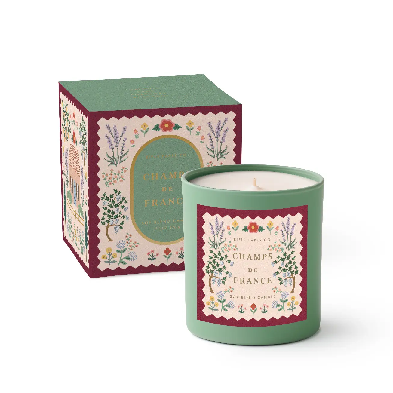 Rifle Paper Co. Country Farm Champs De France 9 oz Glass Candle